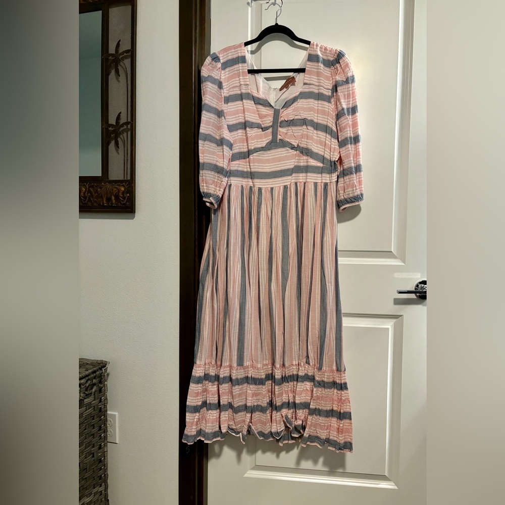 JessaKae Midi Dress 3/4 Sleeve
